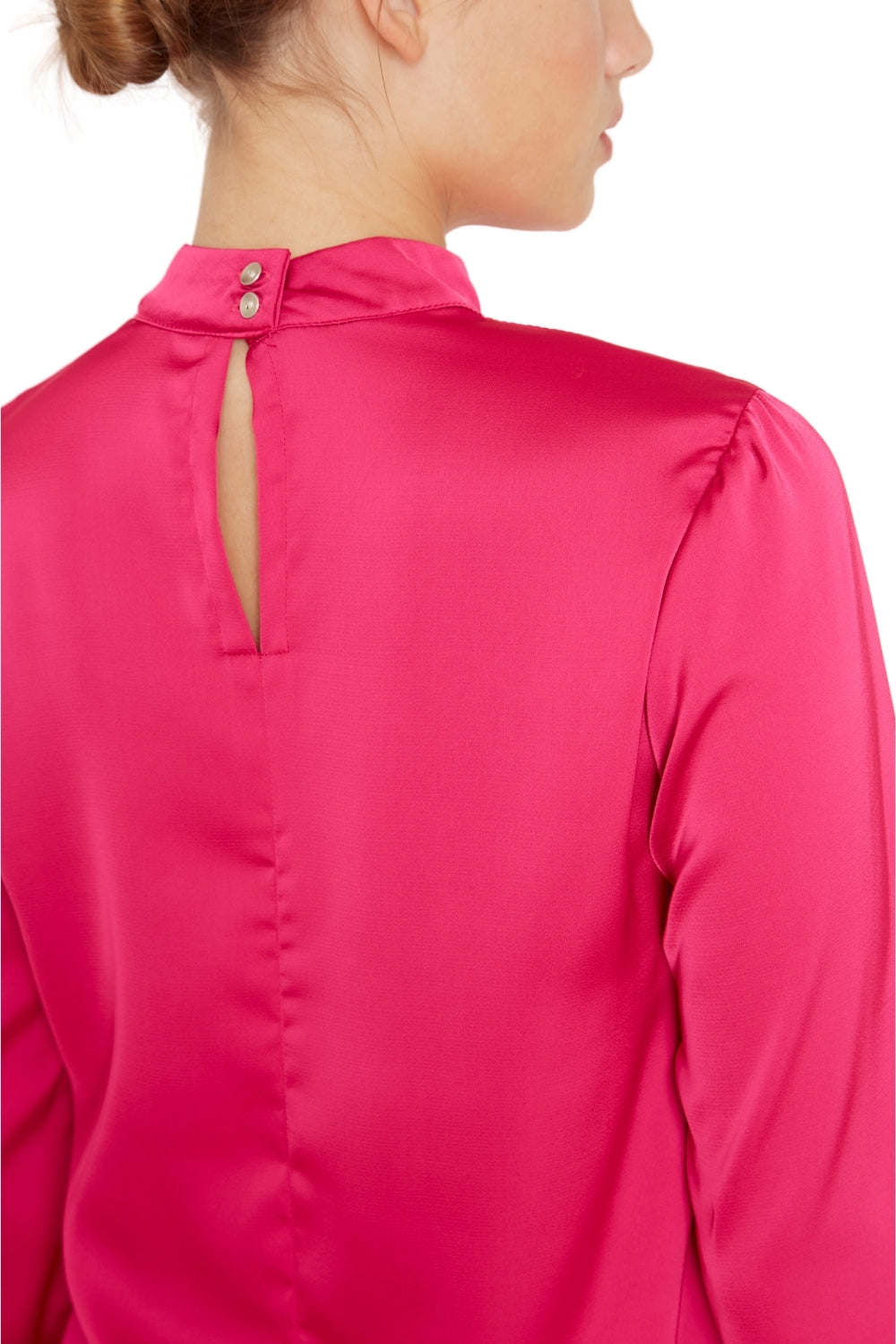 Blusa Paula II satin fucsia