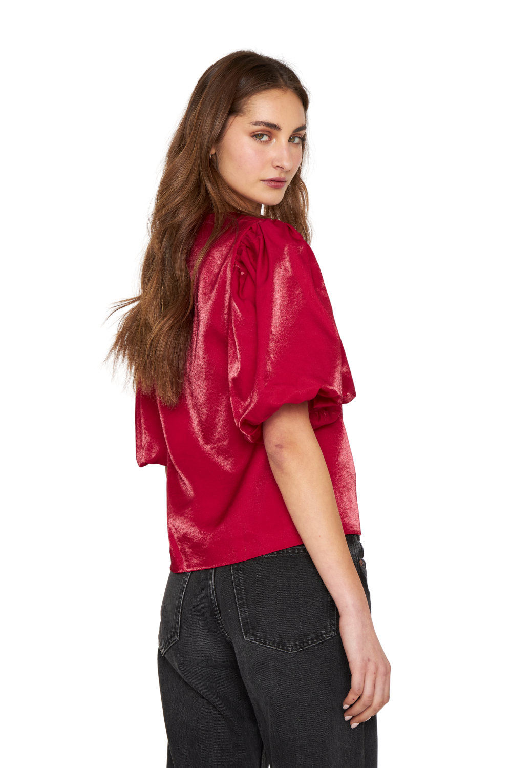 Blusa Siena bright roja