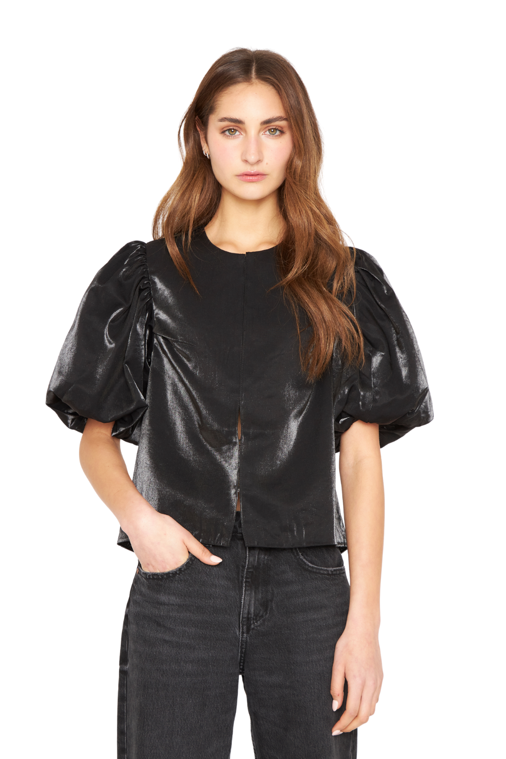 Blusa Siena bright negra