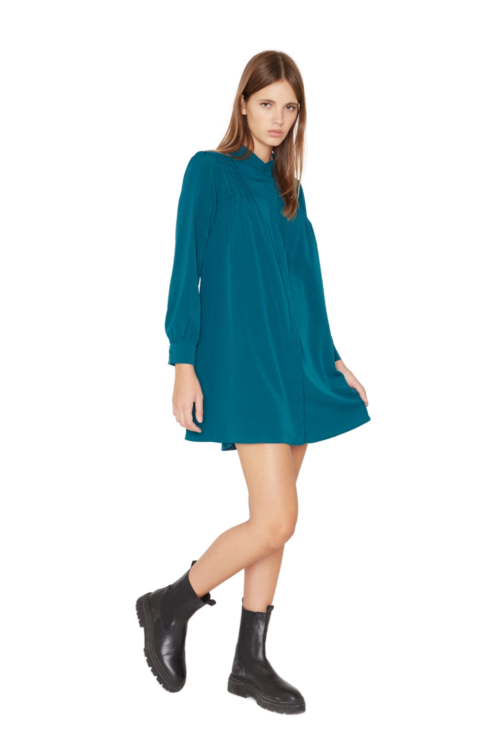 Vestido Julie petróleo