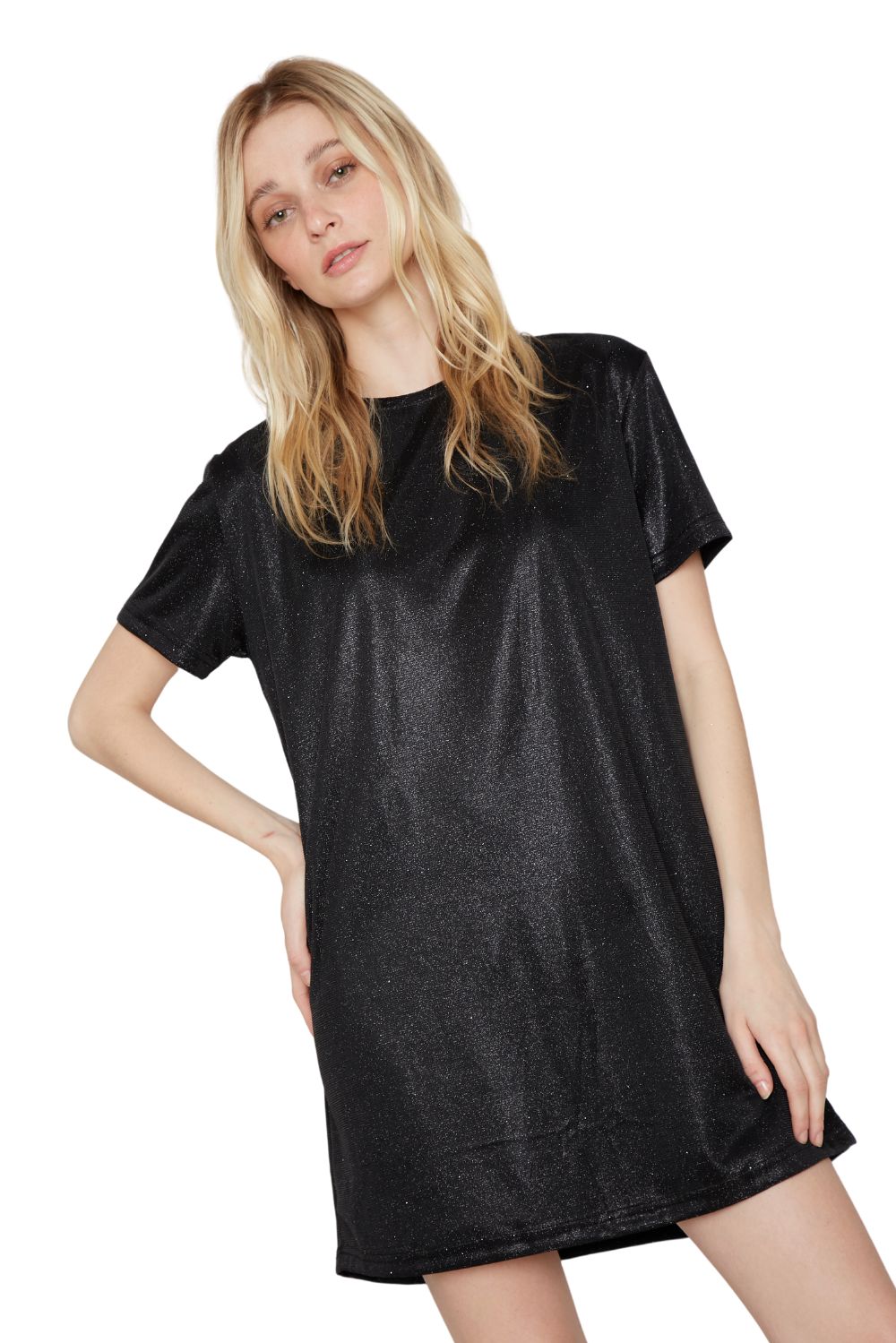 Vestido Glitter negro