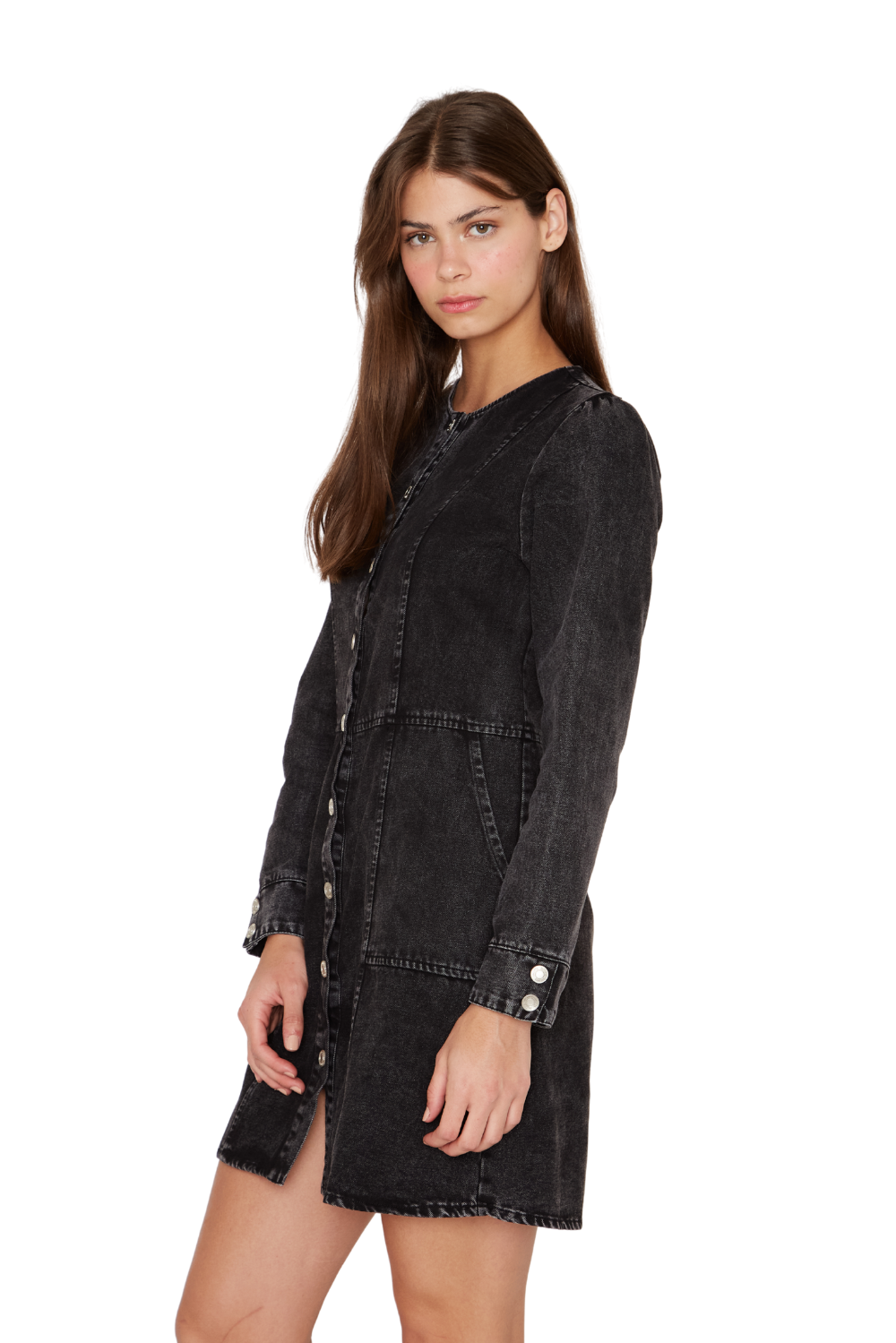 Vestido Demin Stone negro