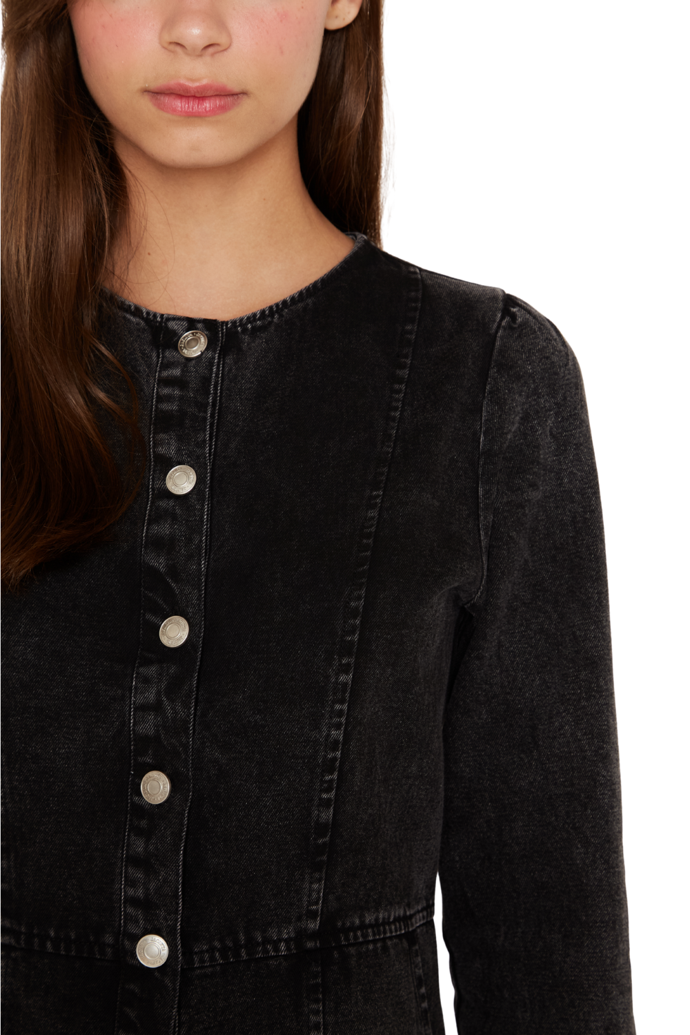 Vestido Demin Stone negro