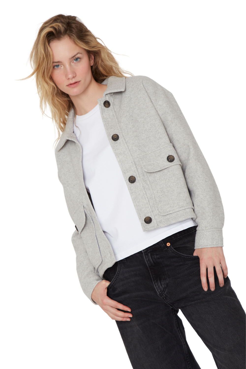 Chaqueta Cargo gris