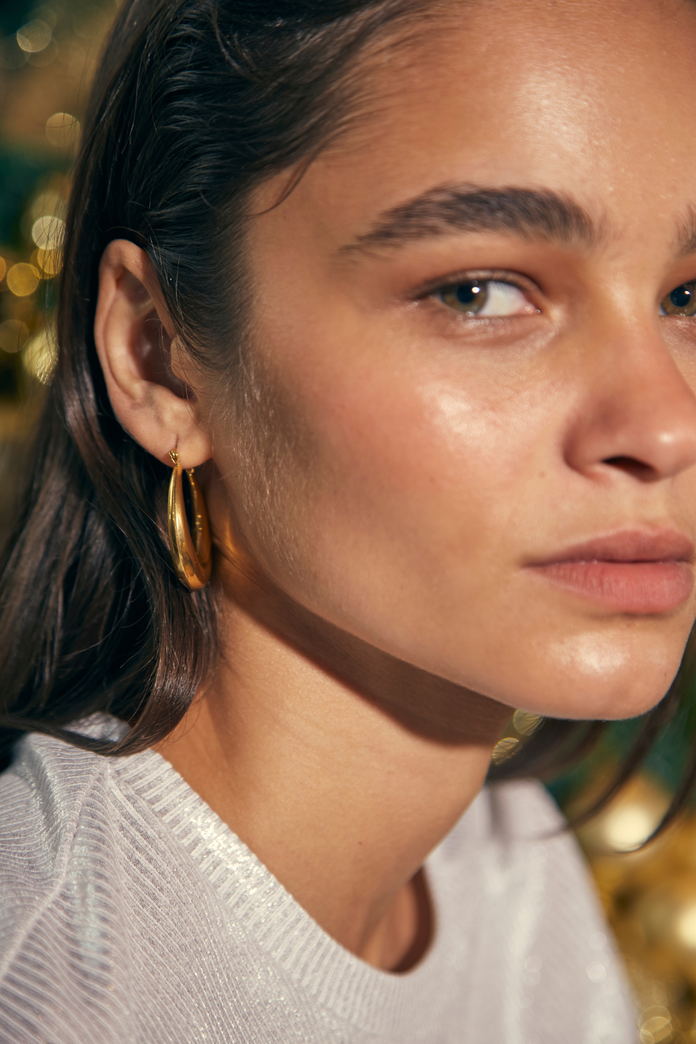 Argollas Lara doradas