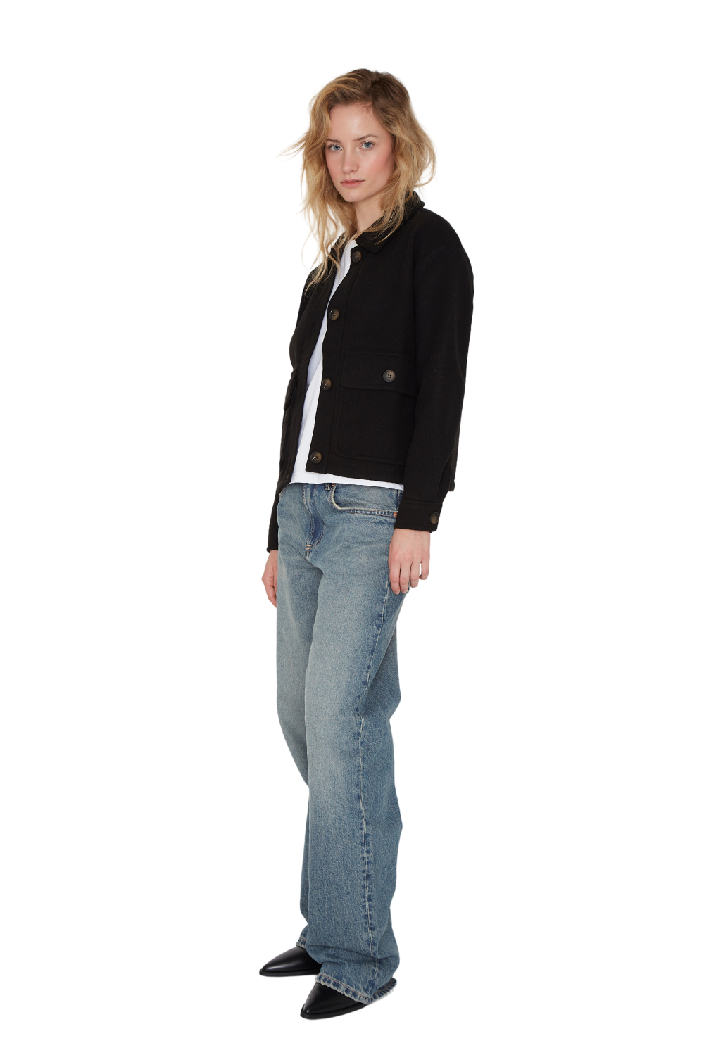 Chaqueta Cargo negra