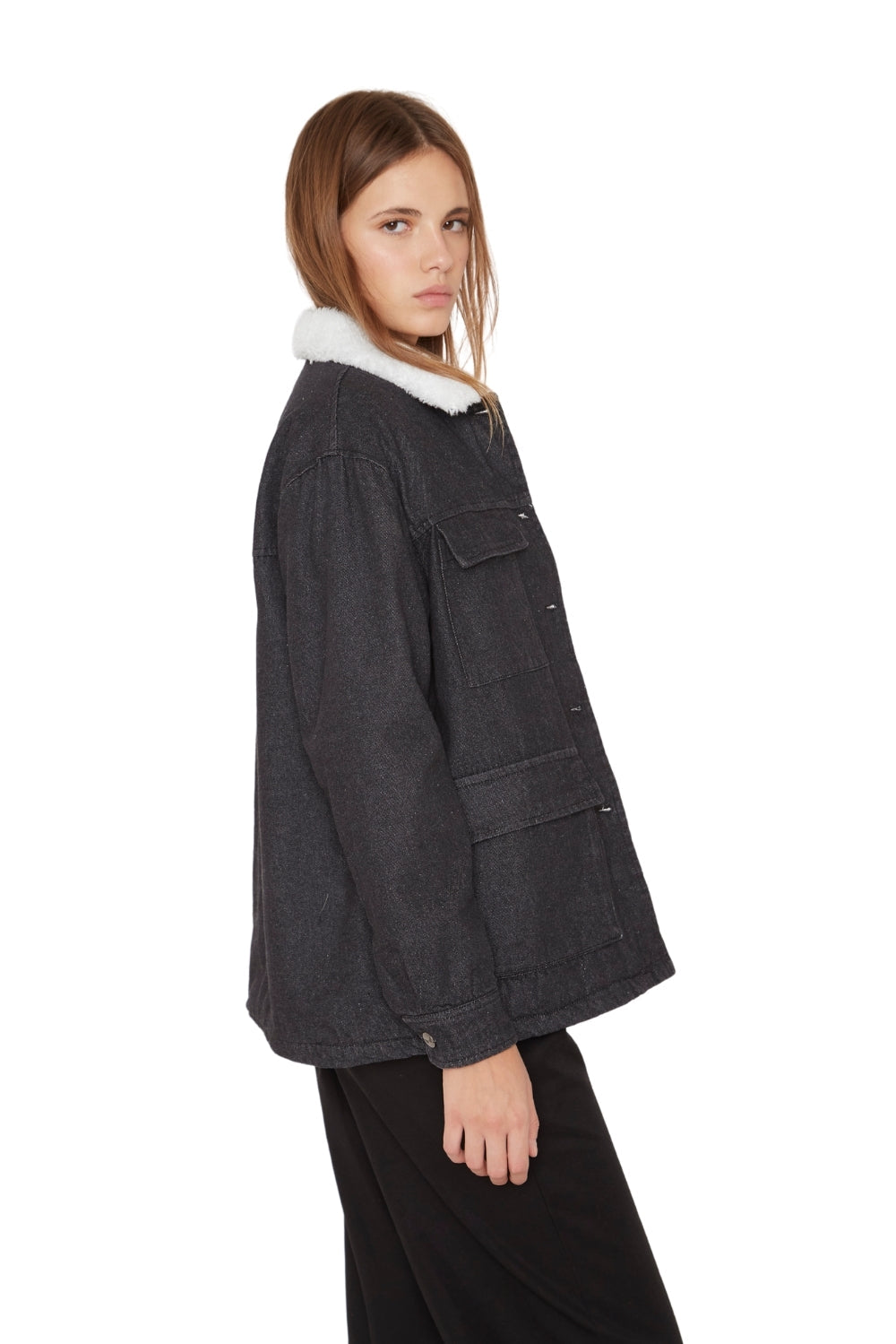 Chaqueta James denim negra