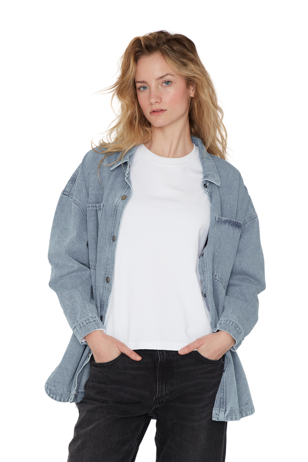 Chaqueta Denim azul