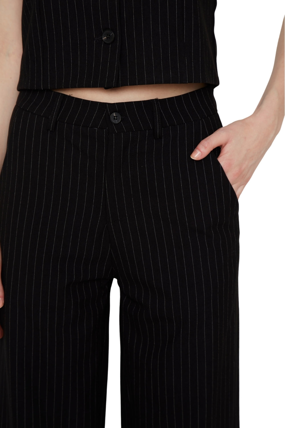 Pantalón Owen rayas negro